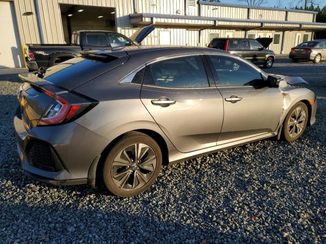 SHHFK7H78HU203714 - 2017 HONDA CIVIC EXL ნაცრისფერი ფოტო 3