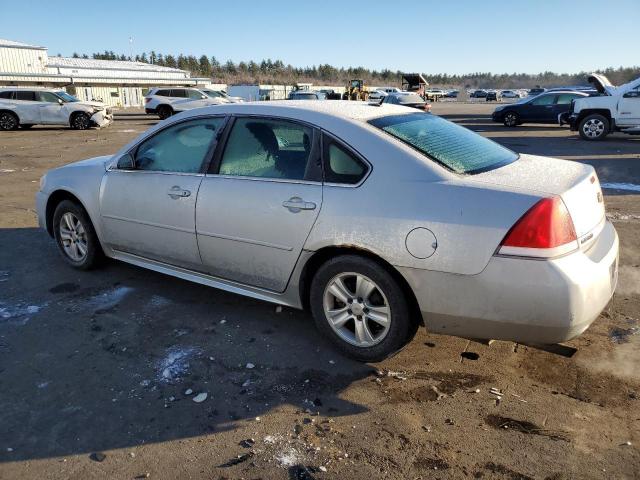 2G1WF5E36C1131654 - 2012 CHEVROLET IMPALA LS SILVER photo 2