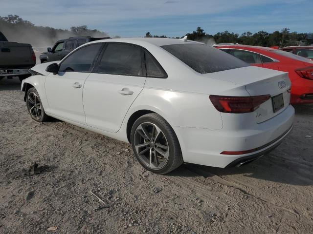 WAUGMAF48KN012743 - 2019 AUDI A4 PREMIUM WHITE photo 2