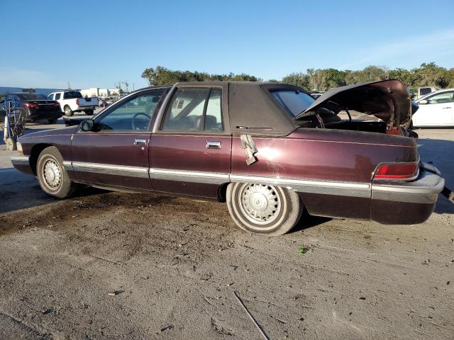 1G4BT52P8TR417742 - 1996 BUICK ROADMASTER LIMITED BURGUNDY photo 2