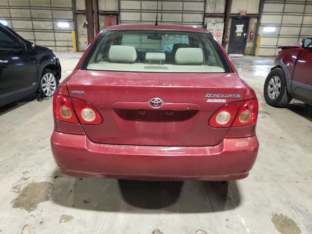 1NXBR32E68Z970329 - 2008 TOYOTA COROLLA CE BURGUNDY photo 6