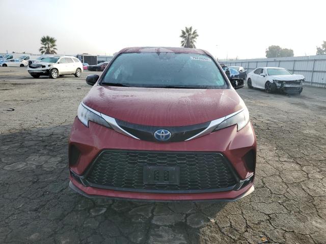 5TDXRKEC6MS022929 - 2021 TOYOTA SIENNA XSE RED photo 5