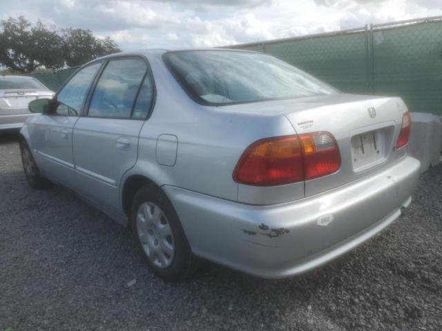 2HGEJ6612XH545131 - 1999 HONDA CIVIC BASE ვერცხლისფერი ფოტო 2
