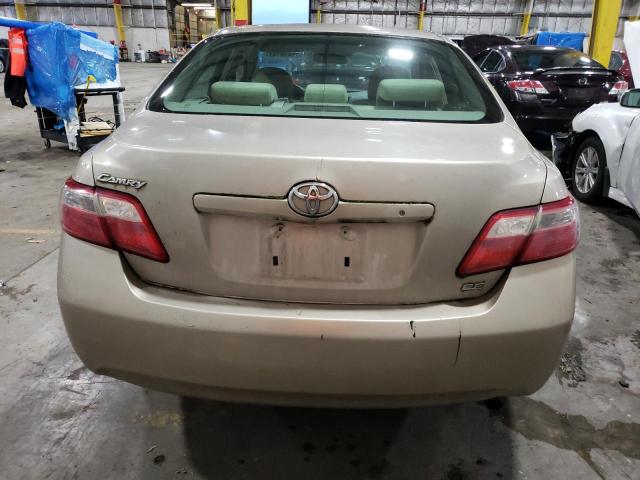 4T1BE46K27U542063 - 2007 TOYOTA CAMRY CE TAN photo 6