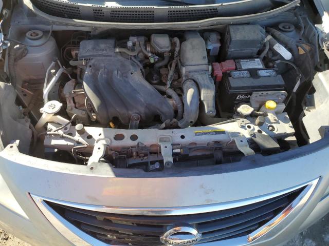 3N1CN7APXCL838162 - 2012 NISSAN VERSA S SILVER photo 11