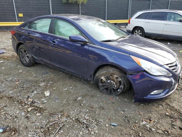 5NPEB4AC3DH537325 - 2013 HYUNDAI SONATA GLS BLUE photo 4