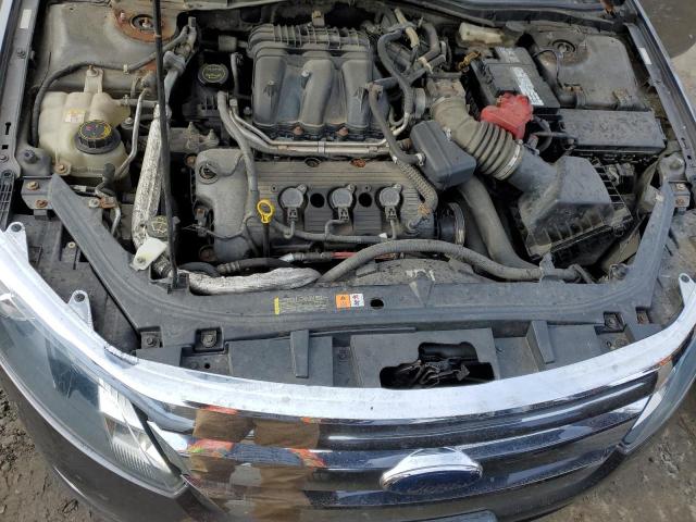 3FAHP0CG2AR204927 - 2010 FORD FUSION SEL GRAY photo 11