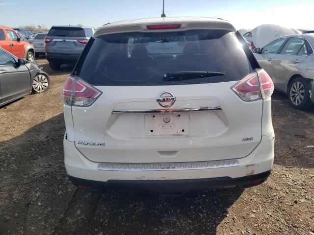 5N1AT2MVXFC787670 - 2015 NISSAN ROGUE S WHITE photo 6