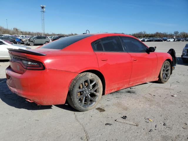 2C3CDXBG7MH611816 - 2021 DODGE CHARGER SXT RED photo 3