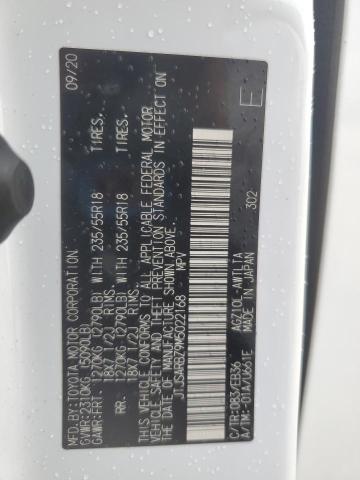 JTJSARBZ9M5022168 - 2021 LEXUS NX 300 BASE WHITE photo 14