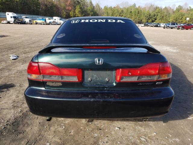 1HGCG16581A028241 - 2001 HONDA ACCORD EX GREEN photo 6