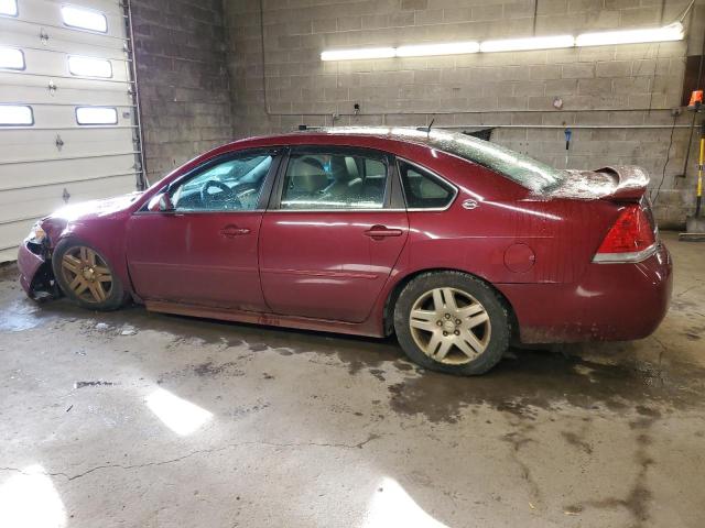 2G1WT57N991321416 - 2009 CHEVROLET IMPALA 1LT BURGUNDY photo 2