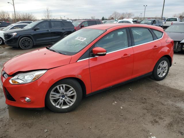 1FAHP3M25CL434693 - 2012 FORD FOCUS SEL RED photo 1