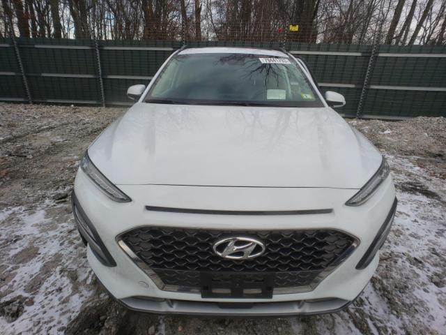 KM8K5CA59KU330779 - 2019 HYUNDAI KONA ULTIMATE WHITE photo 5