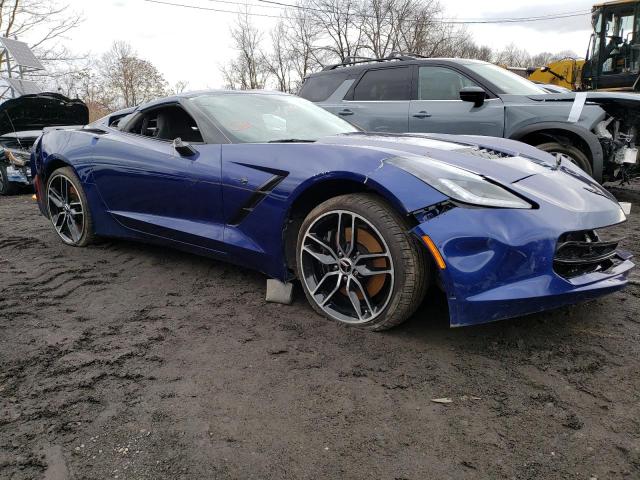 1G1YH2D71J5103102 - 2018 CHEVROLET CORVETTE STINGRAY Z51 1LT BLUE photo 4