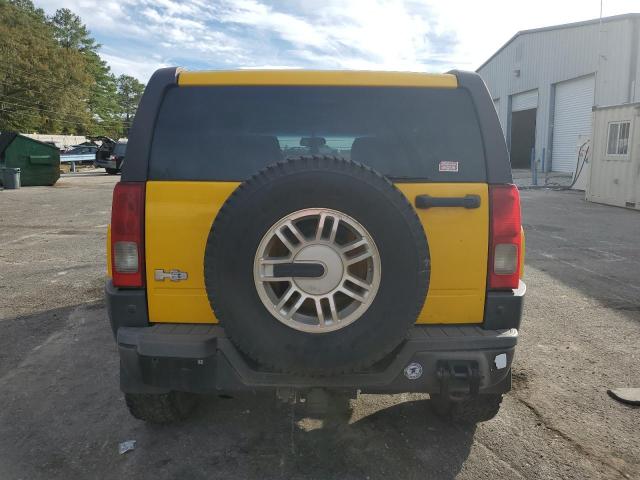 5GTDN136068108551 - 2006 HUMMER H3 YELLOW photo 6