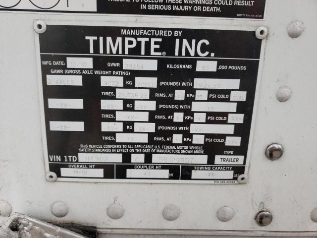 1TDH43024BB129957 - 2011 TIMP HOPPER TRL 白色 照片 10