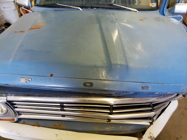 F10YRD46148 - 1968 FORD F100 BLUE photo 11