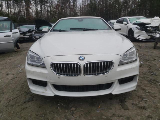 WBAYP1C52ED468255 - 2014 BMW 650 XI WHITE photo 5
