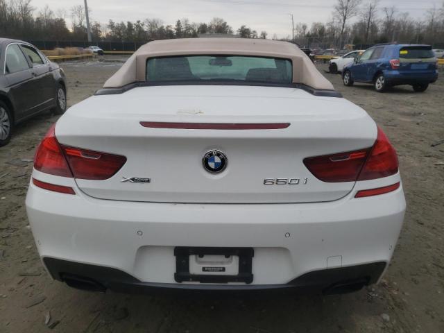 WBAYP1C52ED468255 - 2014 BMW 650 XI WHITE photo 6