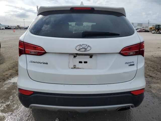 5XYZUDLB8EG150696 - 2014 HYUNDAI SANTA FE S WHITE photo 6