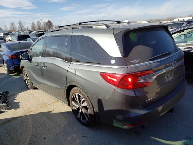 5FNRL6H95KB026540 - 2019 HONDA ODYSSEY ELITE GRAY photo 2