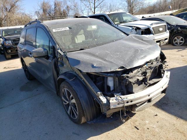 5FNRL6H95KB026540 - 2019 HONDA ODYSSEY ELITE Gris foto 4