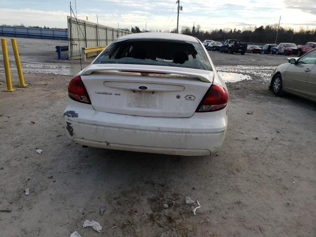 1FAFP53U26A184478 - 2006 FORD TAURUS SE WHITE photo 6