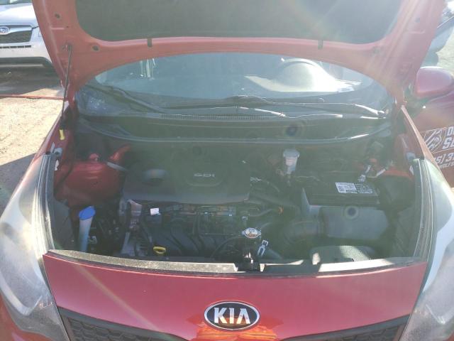 KNADM4A34H6071102 - 2017 KIA RIO LX RED photo 11