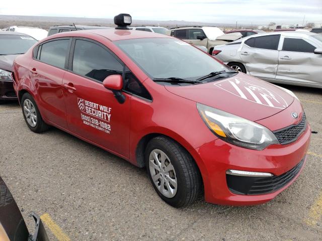 KNADM4A34H6071102 - 2017 KIA RIO LX RED photo 4