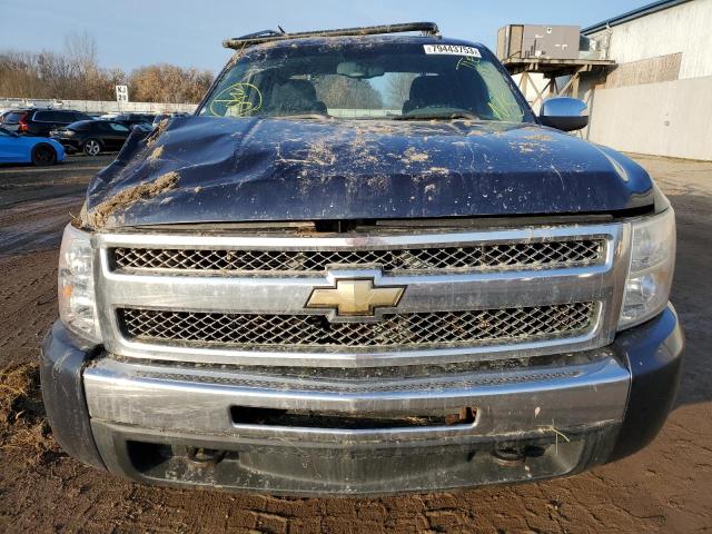 1GCSKREA1AZ132285 - 2010 CHEVROLET SILVERADO K1500 LS BLUE photo 5