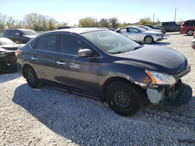 3N1AB7AP3FY273745 - 2015 NISSAN SENTRA S GRAY photo 4