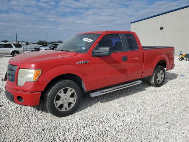 1FTEX1CW9AKA25993 - 2010 FORD F150 SUPER CAB RED photo 1