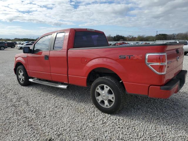 1FTEX1CW9AKA25993 - 2010 FORD F150 SUPER CAB RED photo 2