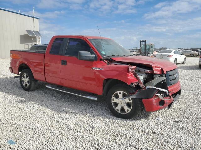 1FTEX1CW9AKA25993 - 2010 FORD F150 SUPER CAB RED photo 4