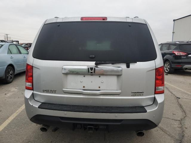 5FNYF4H97DB042314 - 2013 HONDA PILOT TOURING SILVER photo 6