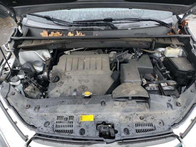 5TDJKRFH3ES068314 - 2014 TOYOTA HIGHLANDER XLE SILVER photo 12