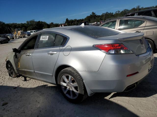 19UUA8F27DA003842 - 2013 ACURA TL SILVER photo 2