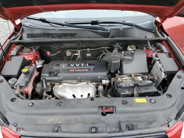 JTMBD33V886083580 - 2008 TOYOTA RAV4 RED photo 11