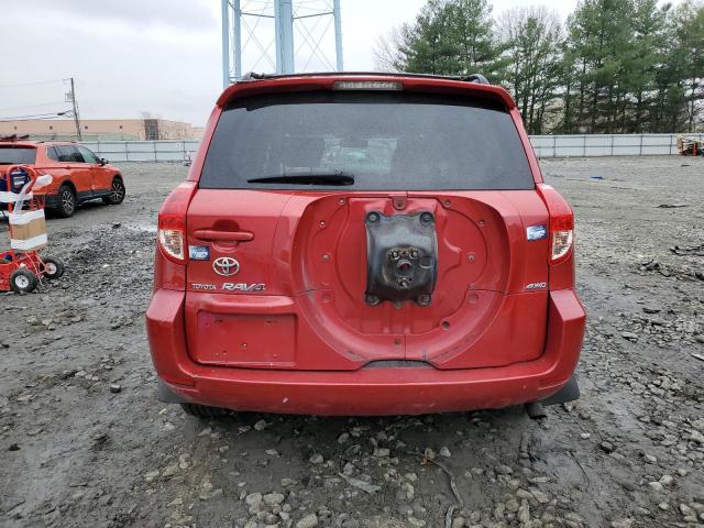 JTMBD33V886083580 - 2008 TOYOTA RAV4 RED photo 6