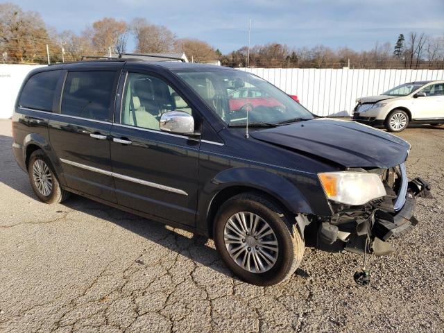 2C4RC1CG4DR676959 - 2013 CHRYSLER TOWN & COU TOURING L GRAY photo 4