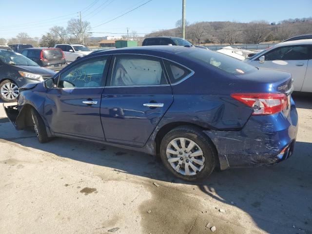 3N1AB7APXHY215487 - 2017 NISSAN SENTRA S BLUE photo 2