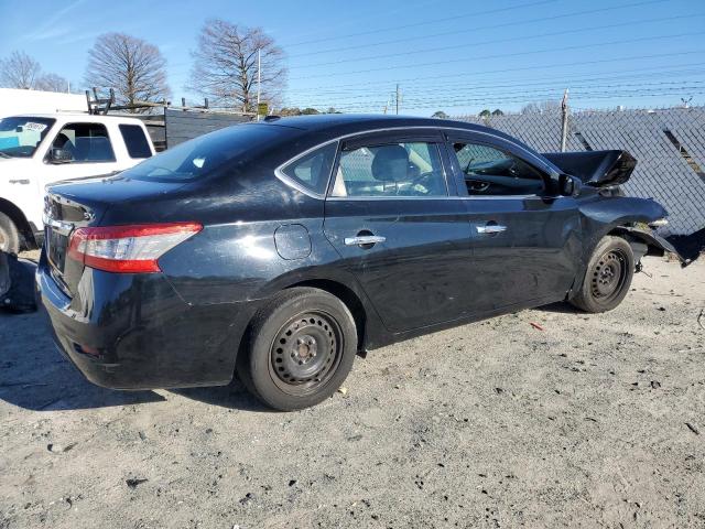 3N1AB7AP9FL651807 - 2015 NISSAN SENTRA S BLACK photo 3