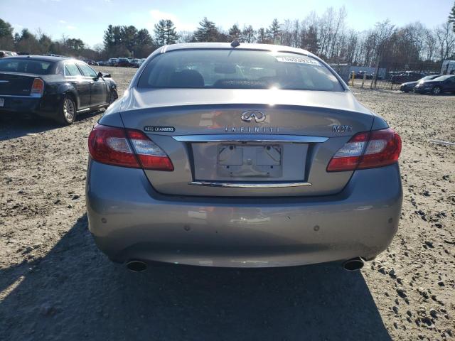 JN1BY1AR8DM600710 - 2013 INFINITI M37 X SILVER photo 6