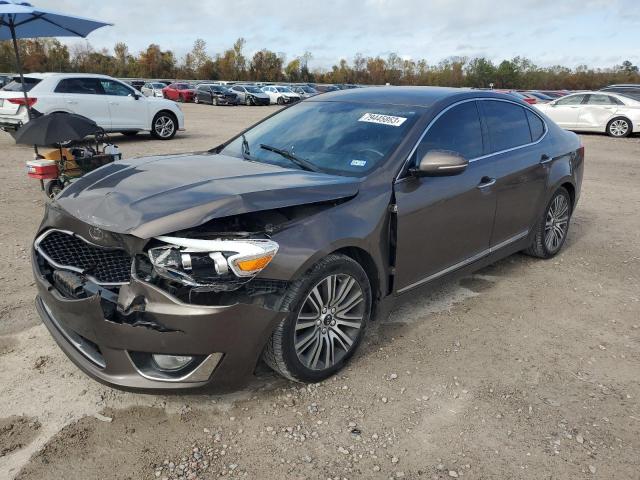 KNALN4D76E5134726 - 2014 KIA CADENZA PREMIUM BROWN photo 1