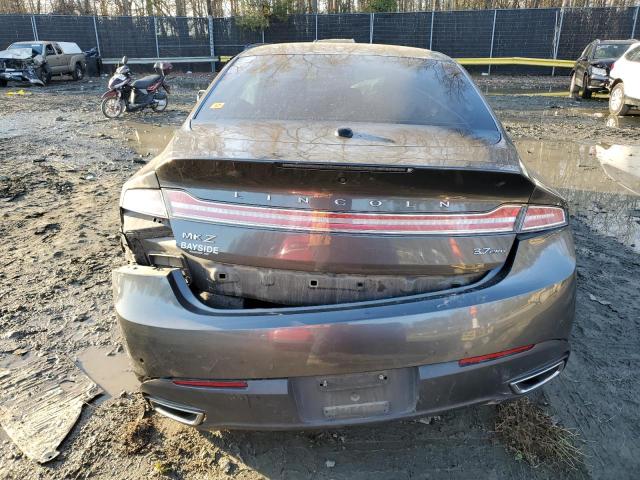 3LN6L2JK0GR618843 - 2016 LINCOLN MKZ GRAY photo 6