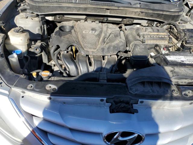 5NPEB4AC2CH351693 - 2012 HYUNDAI SONATA GLS SILVER photo 11