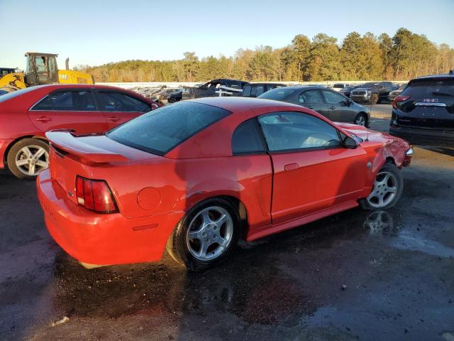 1FAFP40654F144945 - 2004 FORD MUSTANG RED photo 3