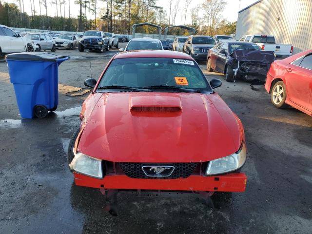 1FAFP40654F144945 - 2004 FORD MUSTANG RED photo 5