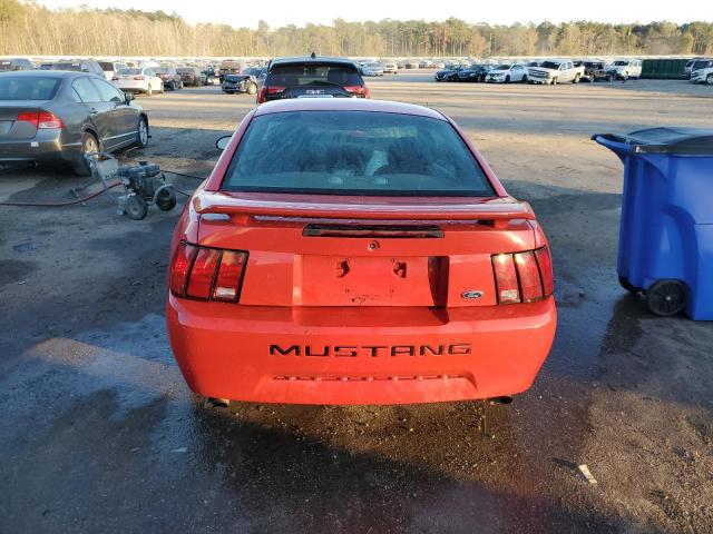 1FAFP40654F144945 - 2004 FORD MUSTANG RED photo 6